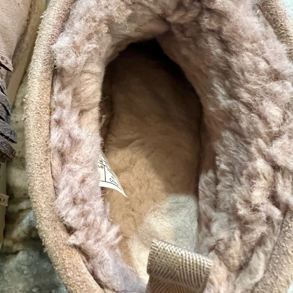 UGG Classic Ultra Mini with decorative trim around the top. - Picture 13 of 14